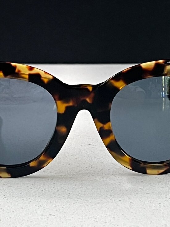CELINE CL40008F brown tortoiseshell cat eye sunglasses